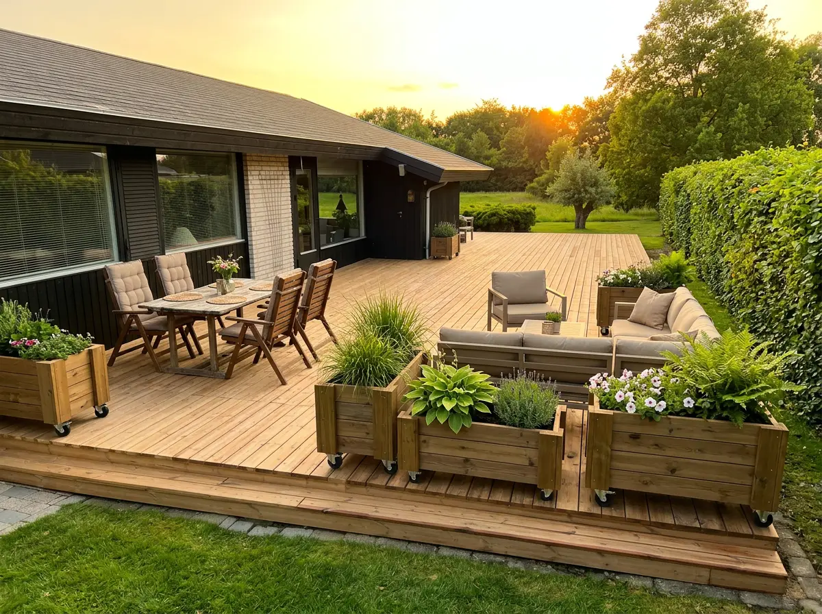 Træterrasse